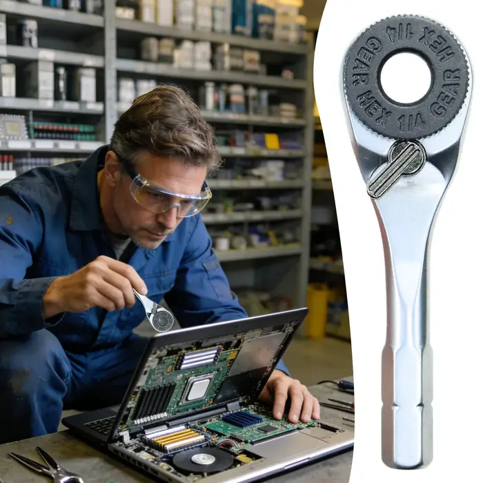Petite clé à cliquet portable pour l'assemblage de meubles