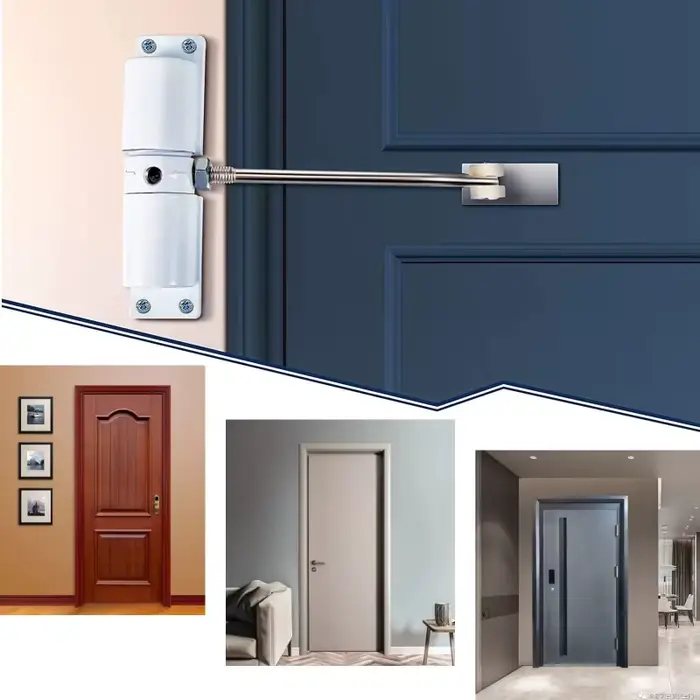 Ferme-porte automatique à 180 degrés en métal