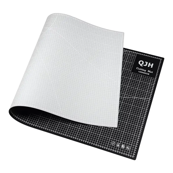 Outil de planche à découper gris-noir haut de gamme 120x60cm, tapis en PVC double face de 0.3cm d'ép