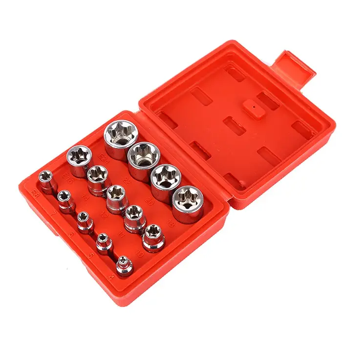 Douilles Torx Star et jeu d'embouts