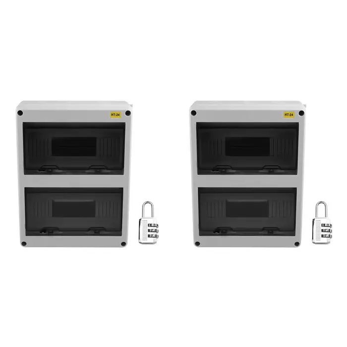 Boîte de jonction série BSEVB-2X HT, 24 voies, IP65, étanche, boîte de distribution extérieure en AB