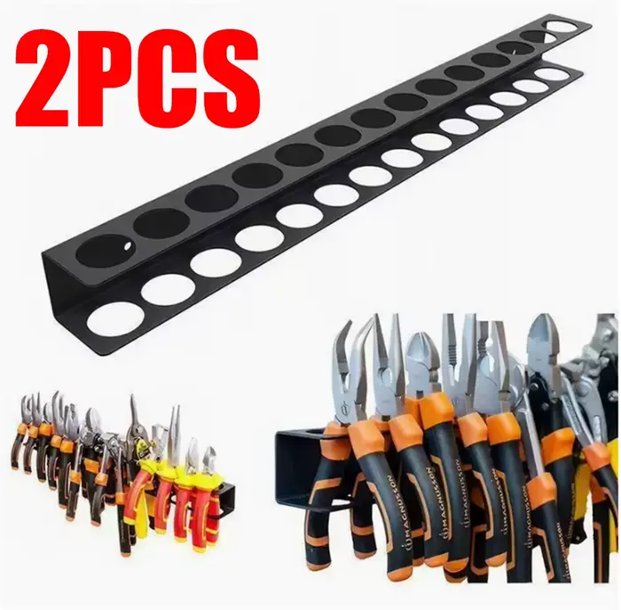 Lot de 2 supports muraux robustes pour pinces