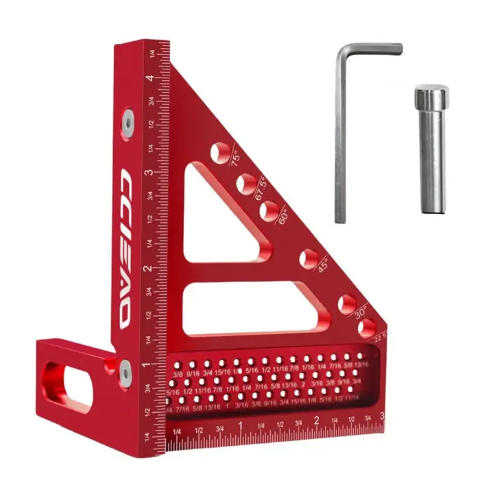 Règle de mesure multi-angle impériale 3D