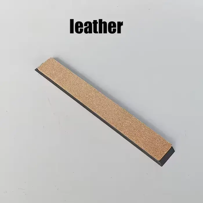 Sangle d'affûtage en cuir avec manche en bois fait à la main pour couteaux de rasoir-outil d'affûtag