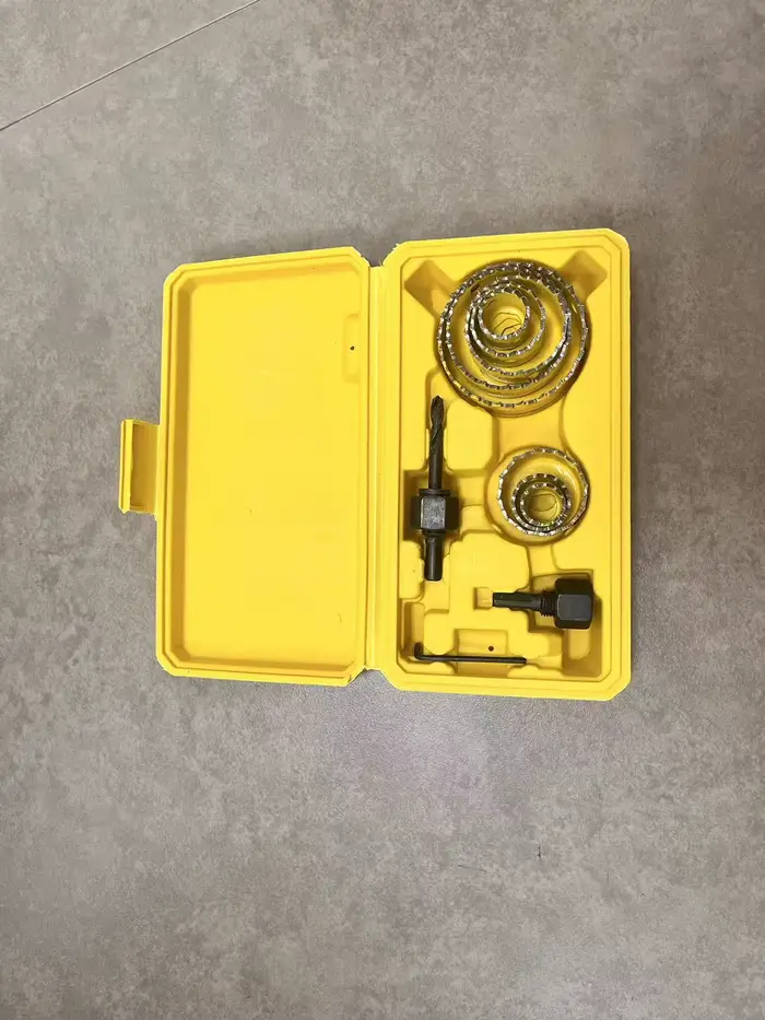 Ensemble de 11 scies cloches en alliage de 19-64 mm avec étui de rangement pour le bois, le plastiqu