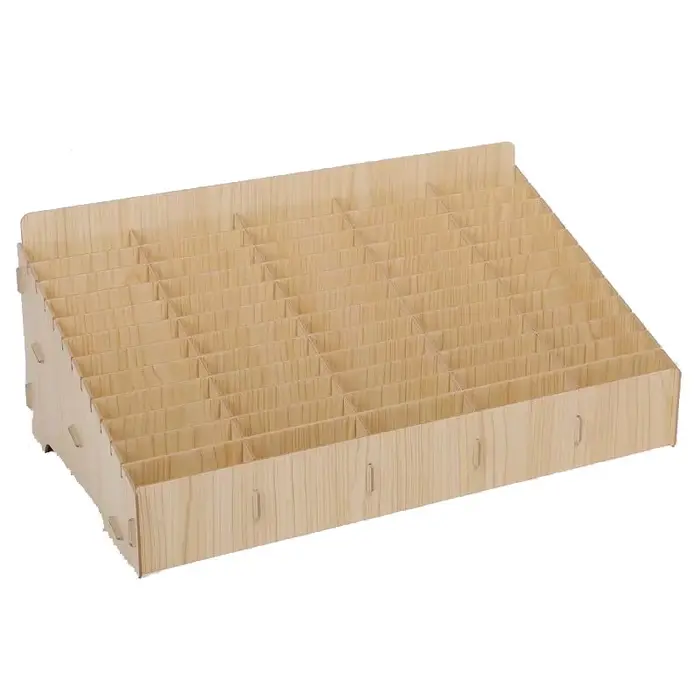 Boîte de rangement en bois à compartiment