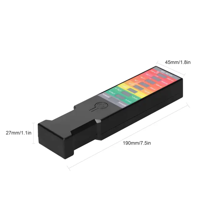Compteur EMF détecteur de champ électromagnétique portable numérique LCD dosimètre de rayonnement de