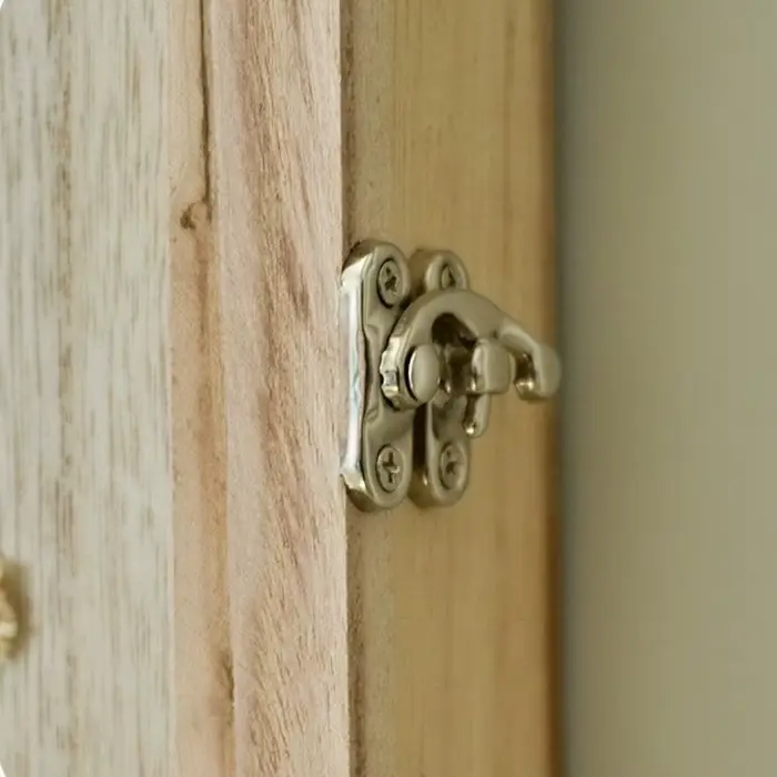 Boîte de rangement murale en bois pour clés