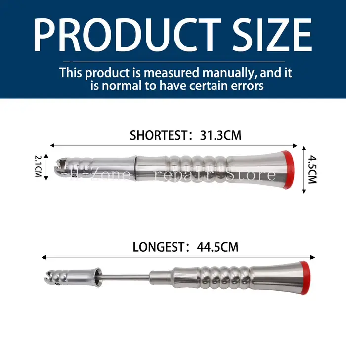 Marteau télescopique à ressort intégré 31-44CM