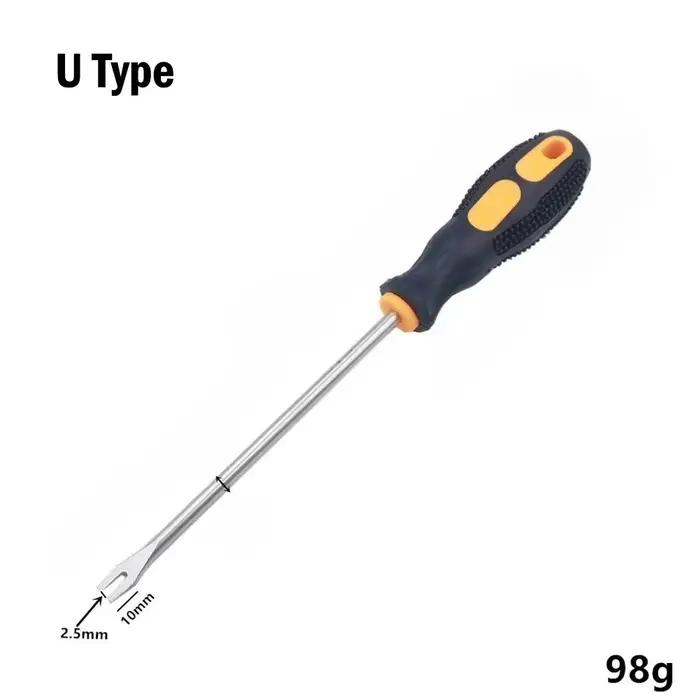 Tournevis de type UV, extracteur de clous, dissolvant d'ongles 260 mm pour outils de réparation à do