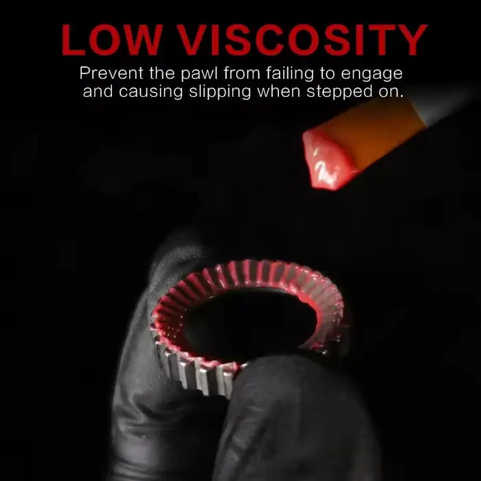 50/100g graisse à cliquet pour tambour de vélo conduite douce basse viscosité et faible résistance entretien des vélos huile lubrifiante pour vélo