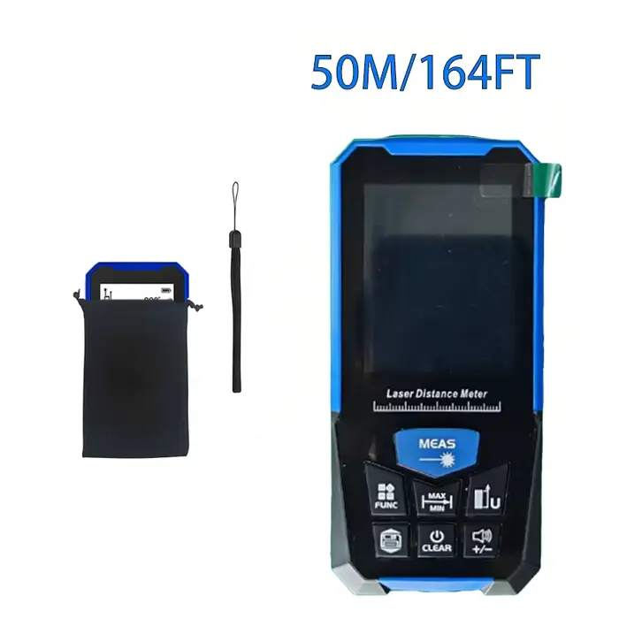 Outil de mesure ruban télémètre, télémètre laser avec fonction d'angle, adhésif doux bicolore, dista