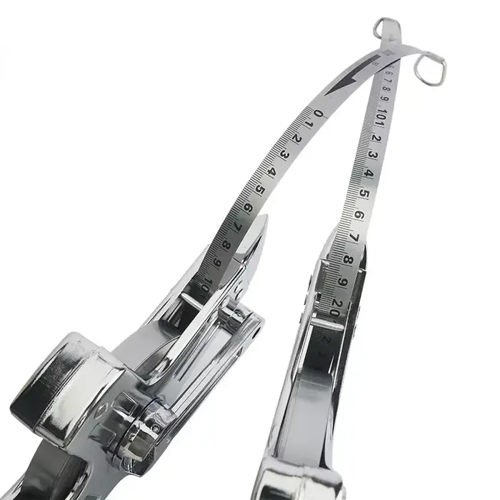 Ruban à mesurer portable en acier inoxydable de 30m/50m/100m - Règle métrique de précision avec cadre de support