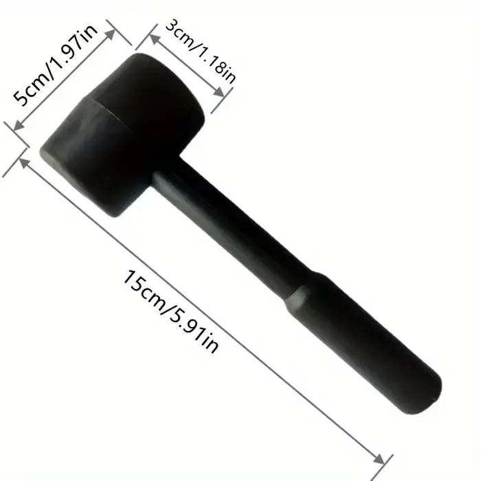 1 marteau noir – outil durable et polyvalent pour le bricolage