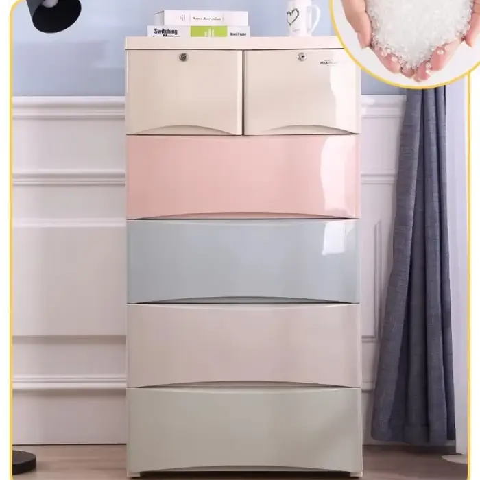 Armoire de rangement en plastique pour bébé