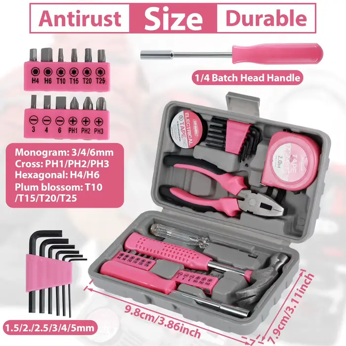 Kit d'outils de réparation domestique 13/24 pièces