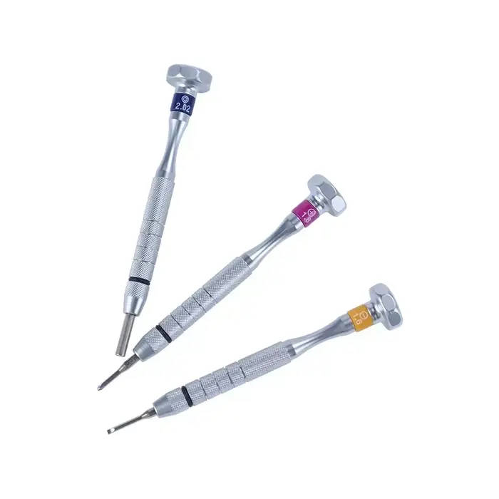 9 pièces de bonne qualité tournevis de réparation optique ensemble