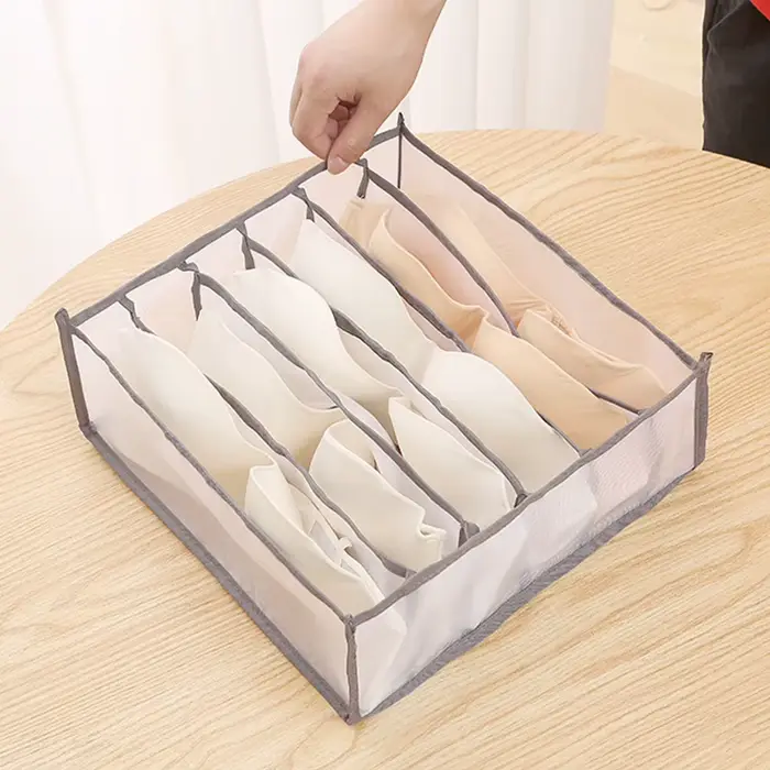 Lot de 3 boîtes de rangement pour placard