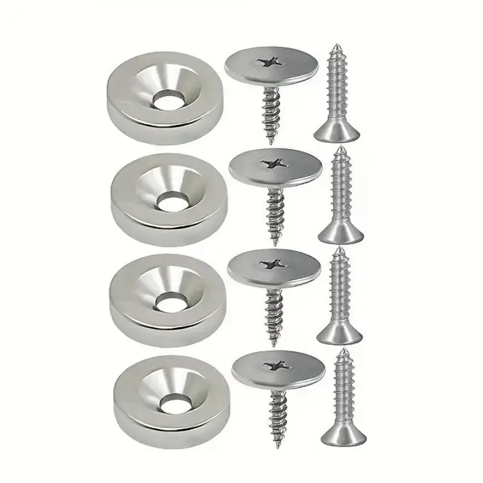 Serrure magnétique à fermeture dissimulée, loquet de porte magnétique pour armoire, aimants de porte
