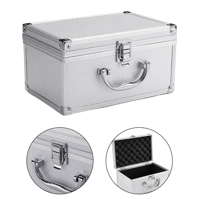 Boîte à outils portable en alliage d'aluminium