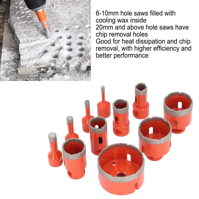 Kit de scies cloches 6-68 mm