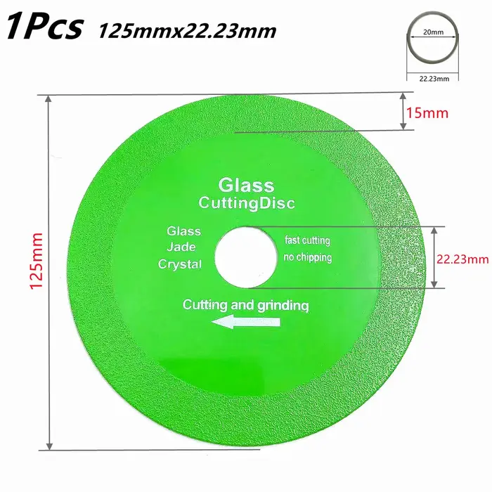 Lame de Scie Ultra-Fine en Diamant pour la Coupe du Verre
