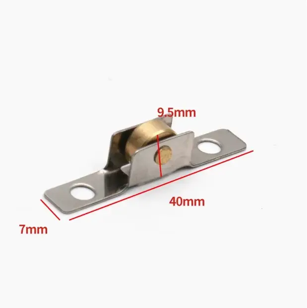 Rouleau de poulie de volet en acier inoxydable