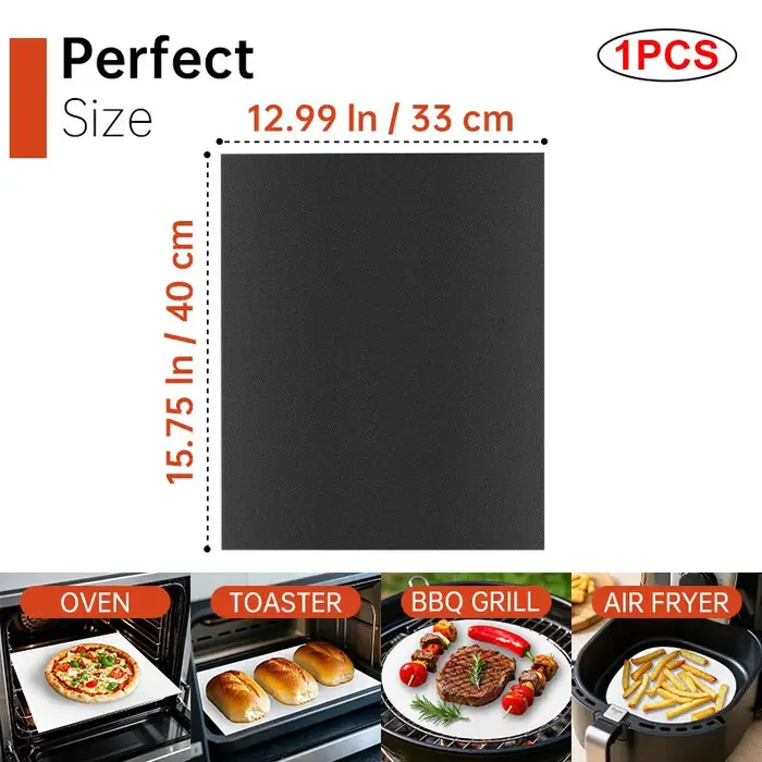 Tapis de Barbecue antiadhésif réutilisable, résistant à la chaleur, doublures de four Extra épaisses