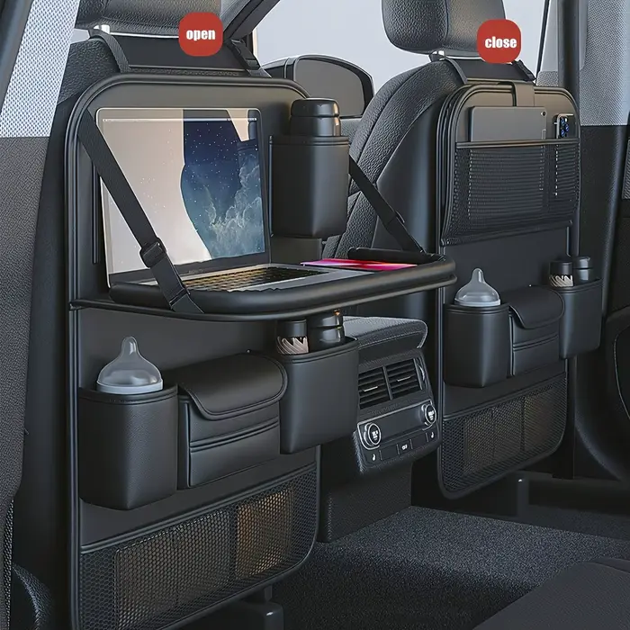 Boîte de rangement pour dossier de siège de voiture