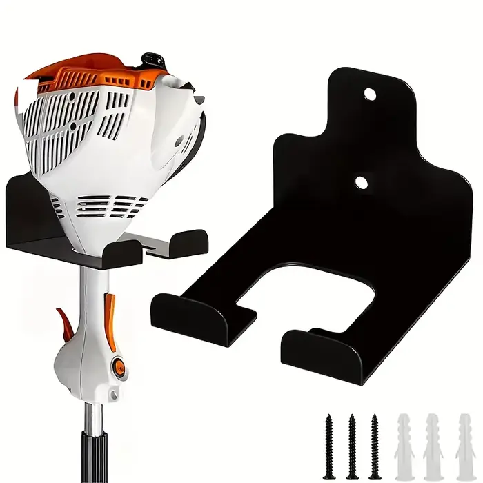 Support mural pour tondeuse et outils de jardin – Organisateur de garage pour débroussailleuse