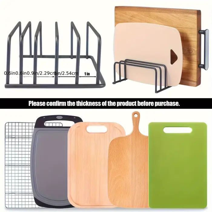 Support de rangement pour planche à découper à légumes