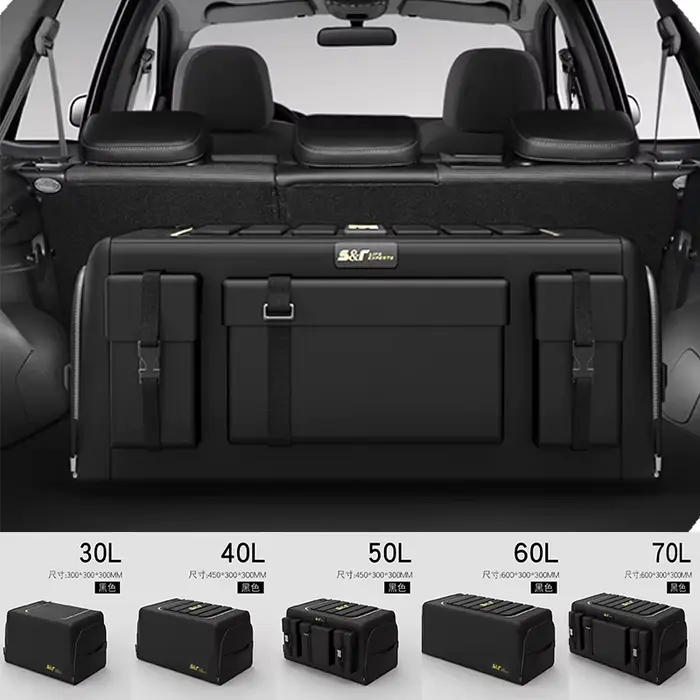 Boîte de Rangement de Bagages de Voiture Grande Capacité