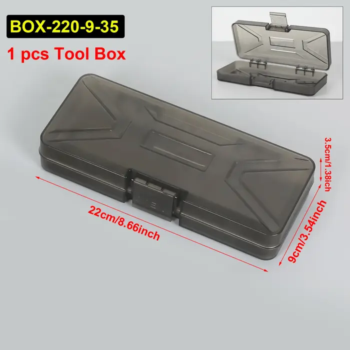 Boîte de rangement Toolour 22x9x3.5cm