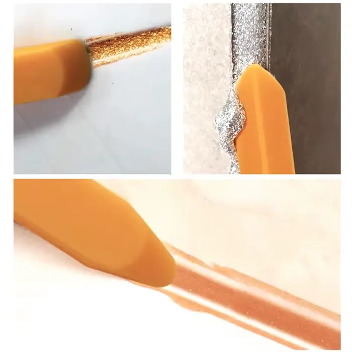 Kit d'outils de calfeutrage, spatule d'épandage de mastic de Joint, grattoir pour l'élimination des