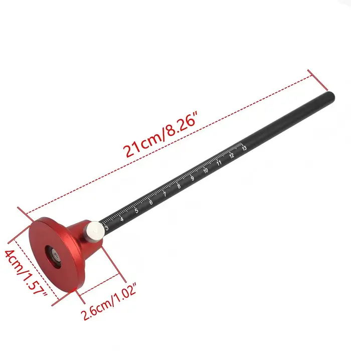 Jauge de marquage de roue-traceur pour le travail du bois-outils