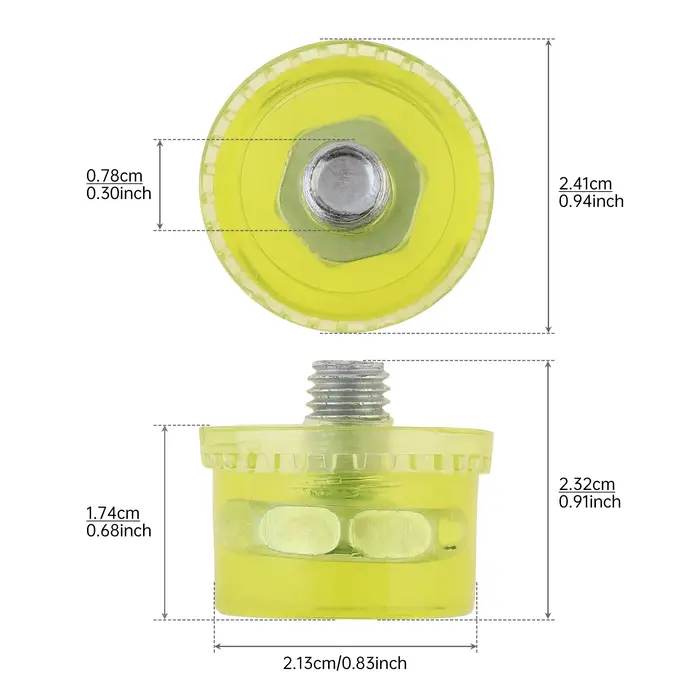 Marteau en caoutchouc Double face pour fenêtre de vitrage