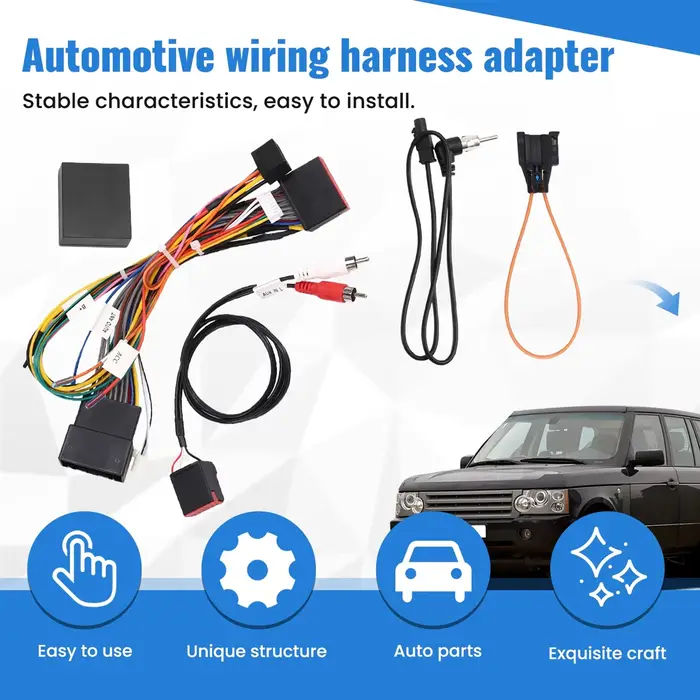 # Câble d'autoradio Android 160W, adaptateur CANBus pour Land Rover Discovery 3 Range Rover, connect