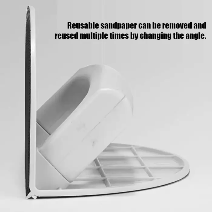 Ponceuse d'angle semi-ronde avec papier abrasif remplaçable