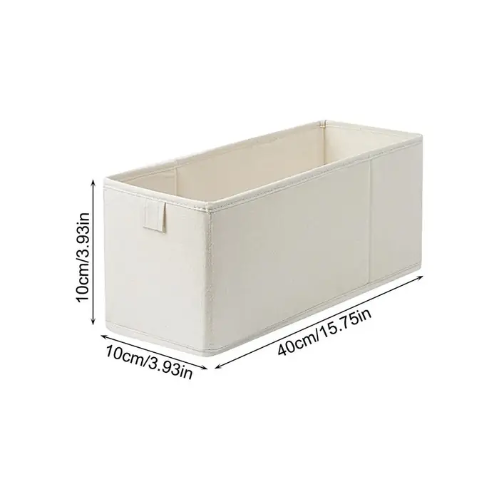 Boîte de rangement en tissu pliable