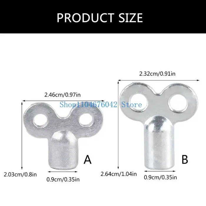 Clé purge radiateur à réduction bruit 652F pour une utilisation facile une large compatibilité modèles