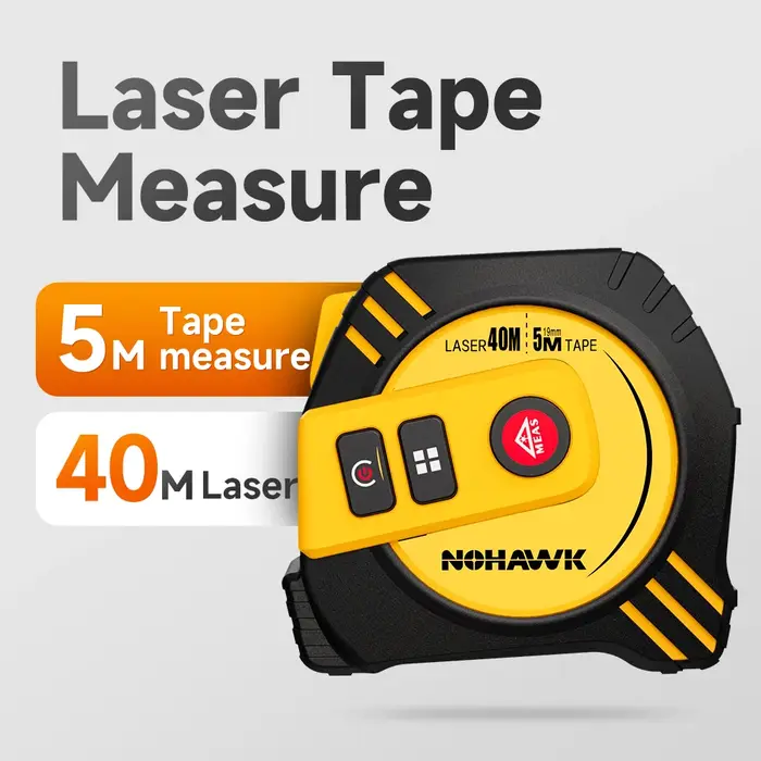 Nohawk 40m/80m ruban à mesurer Laser