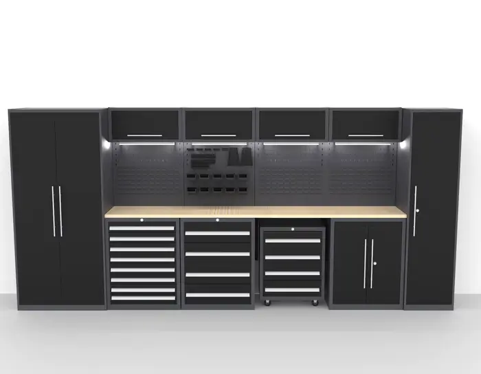 Armoire de rangement d'outils à porte unique de haute qualité - Matériau en acier avec tiroirs pour 