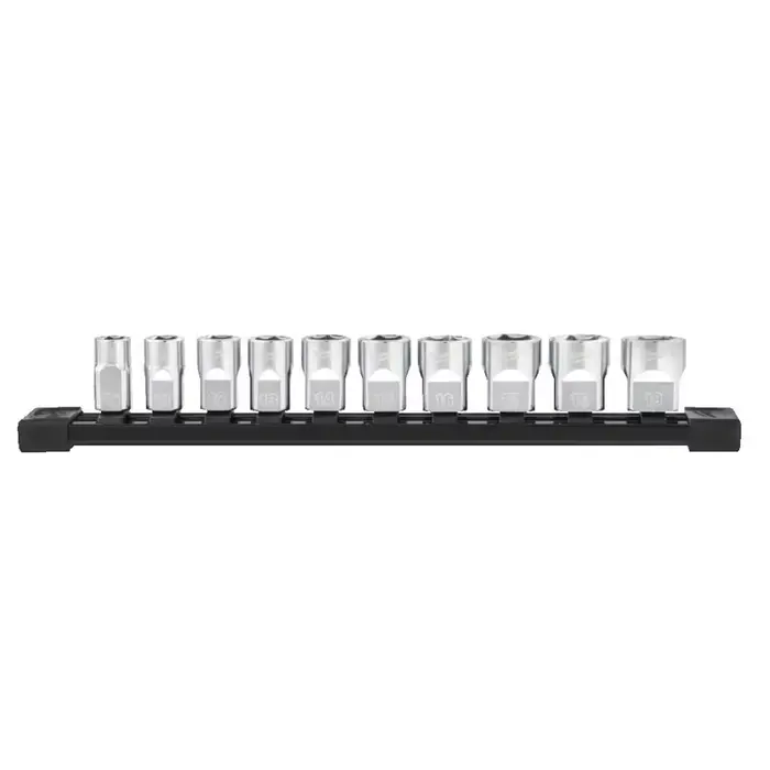 Milwaukee 4932492507 Jeu de douilles métriques 10 pièces 3/8" 10-19 mm