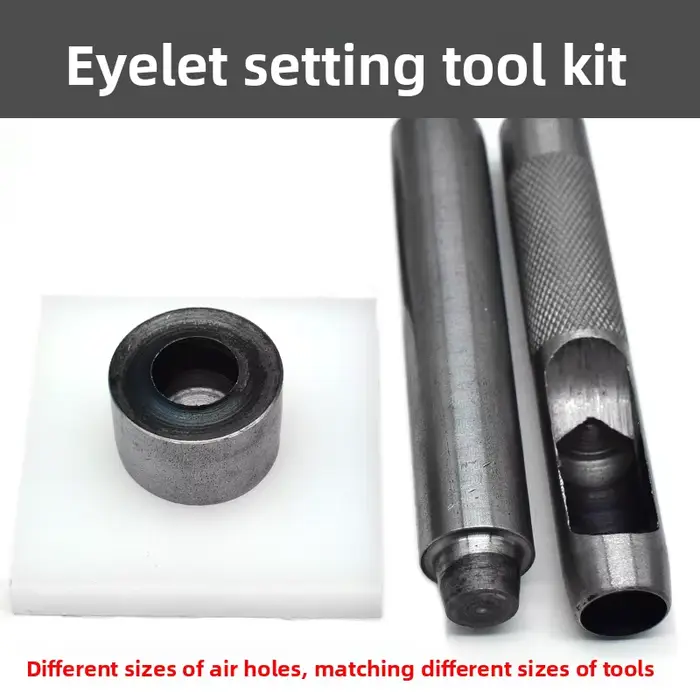 Œillets en aluminium avec outils d'installation et rondelles pour tentes