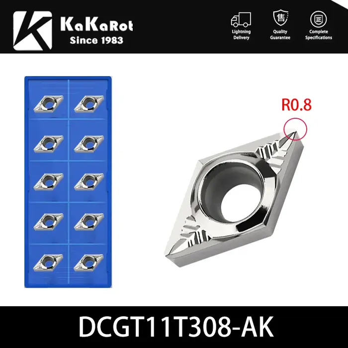 Insert en aluminium Kakarot DCGT 070202 AK H01