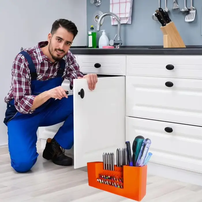 Boîte de rangement pour embouts de perceuse