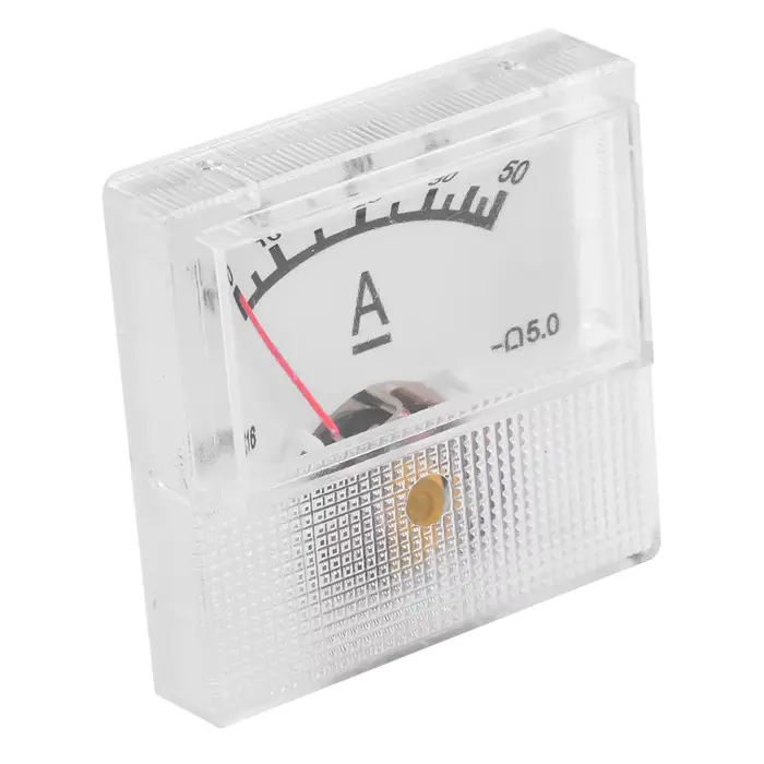 Ampèremètre DC Analogique Courant Mètre Panneau Pointeur Mécanique Type 10A 20A 30A 50A Tension