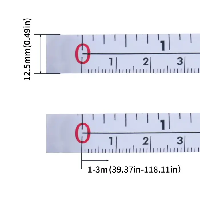 Inch & MeaccelerSelf Adhesive Tape 1-3M Measure Steel Mitre Scale