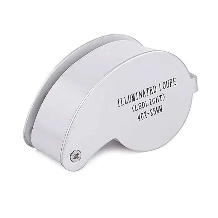 Loupe de bijoutier pliante de poche 40X