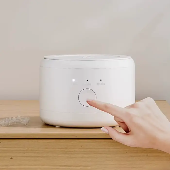 Machine de nettoyage électrique à ultrasons, Rechargeable par USB, pour prothèses dentaires, disposi